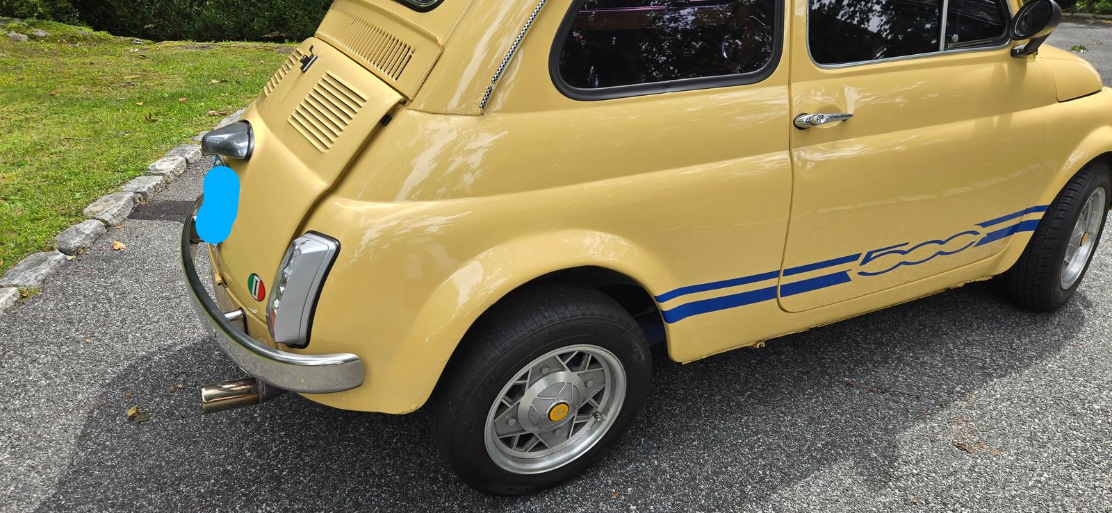Luigi, 1972 Fiat 500 L — plate 12