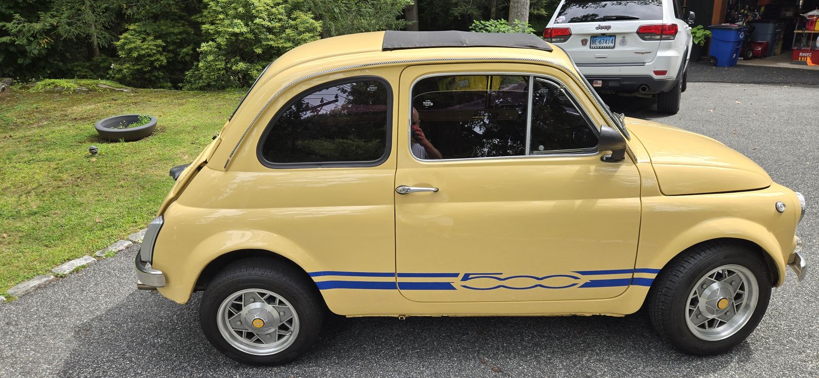 Luigi, 1972 Fiat 500 L — plate 13